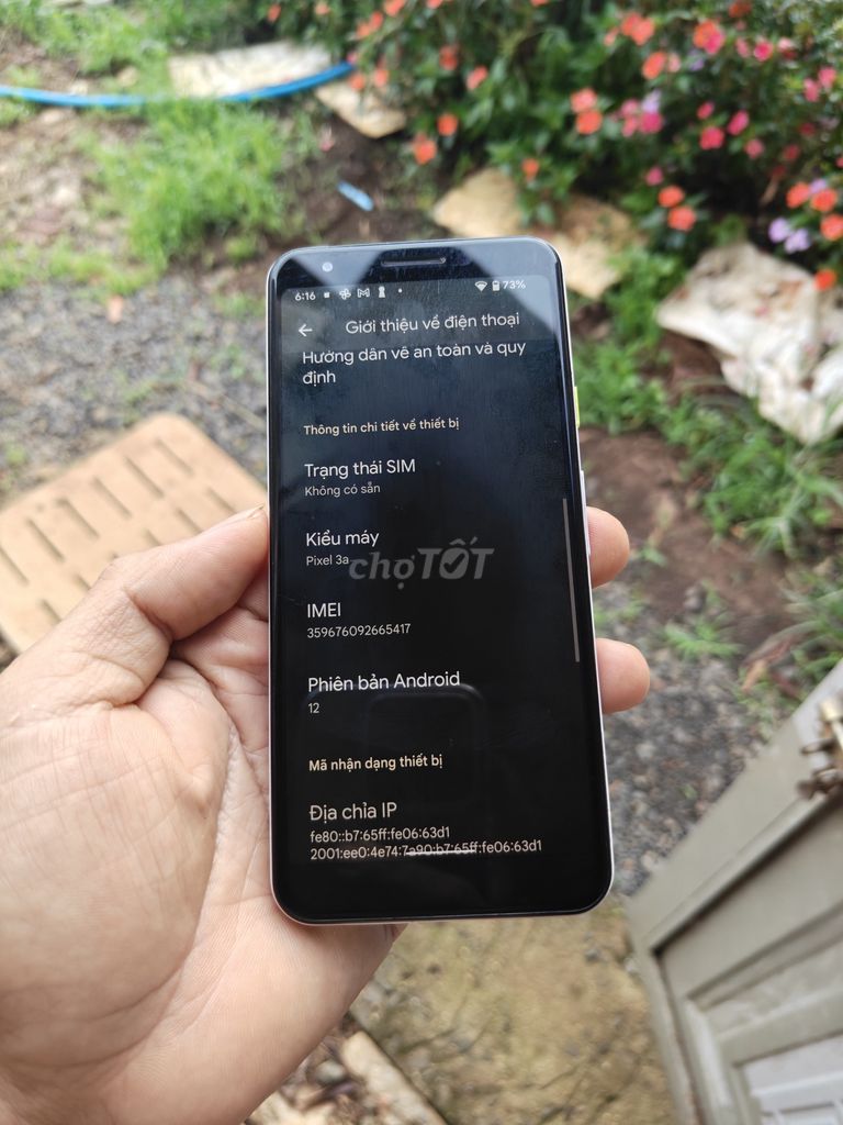 Google Pixel 3a Trắng. Mua bán Điện thoại tại Huyện Đăk Glong Đắk Nông được đăng bởi Thequyen Dinh hình 1