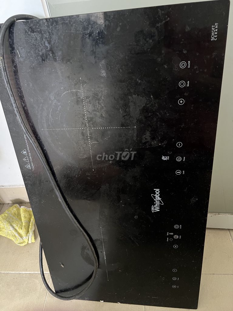 Bếp từ hồng ngoại Whirlpool GMAH72W Đen 2800W. Mua bán Bếp, lò, đồ điện nhà bếp tại Quận 12 Tp Hồ Chí Minh được đăng bởi Linh Ho hình 1