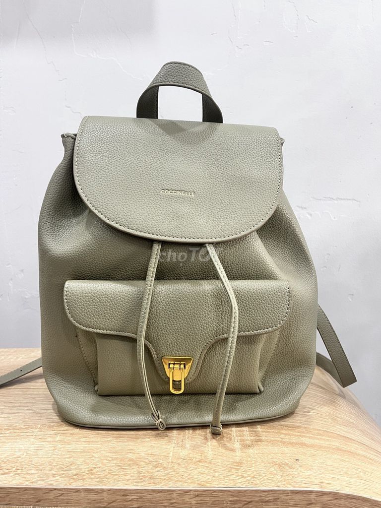 Balo Coccinelle nữ da xám xanh 30x25x14cm. Mua bán Túi xách tại Quận Tân Bình Tp Hồ Chí Minh được đăng bởi Hoang thi thu hình 1