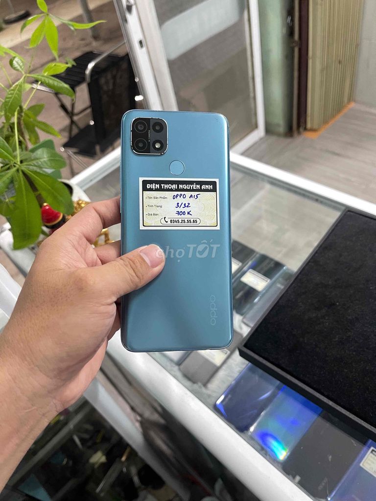 Oppo A15 32GB Xanh Đã sử dụng. Mua bán Điện thoại tại Thị xã Phú Mỹ Bà Rịa - Vũng Tàu được đăng bởi Nguyễn Anh hình 1