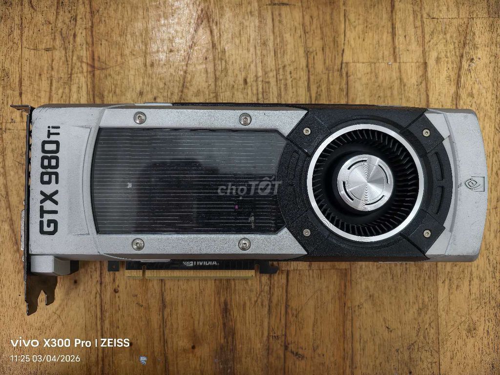 Card đồ họa NVIDIA GTX 980 Ti FE 6GB. Mua bán Linh kiện (RAM, Card...) tại Thành phố Vĩnh Long Vĩnh Long được đăng bởi  Phương hình 1