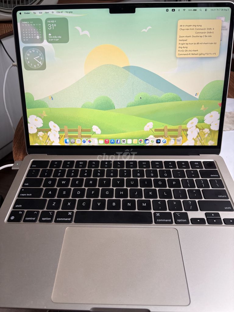 Apple Macbook Air M2 16GB/256GB. Mua bán Laptop tại Huyện Hoài Đức Hà Nội được đăng bởi Amie Nguyen hình 1