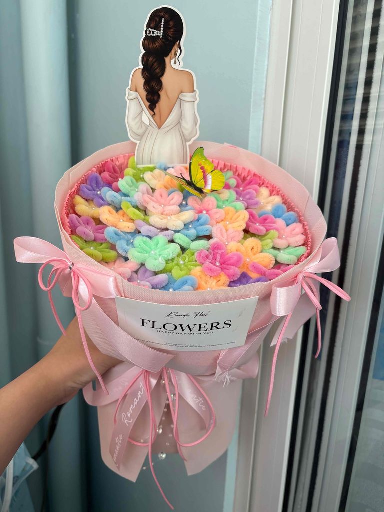 bó tú cầu mix màu 50b. Mua bán Cây cảnh, đồ trang trí tại Quận 11 Tp Hồ Chí Minh được đăng bởi Quinnie hình 1