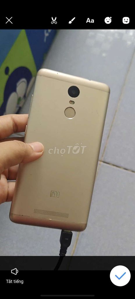 Xiaomi Redmi Note 3 32GB Vàng Nứt màn hình. Mua bán Điện thoại tại Thị xã Gò Công Tiền Giang được đăng bởi VY hình 1