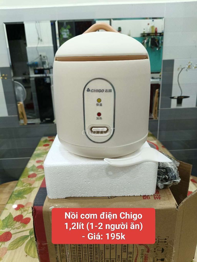 Nồi cơm điện Chigo 1,2lít