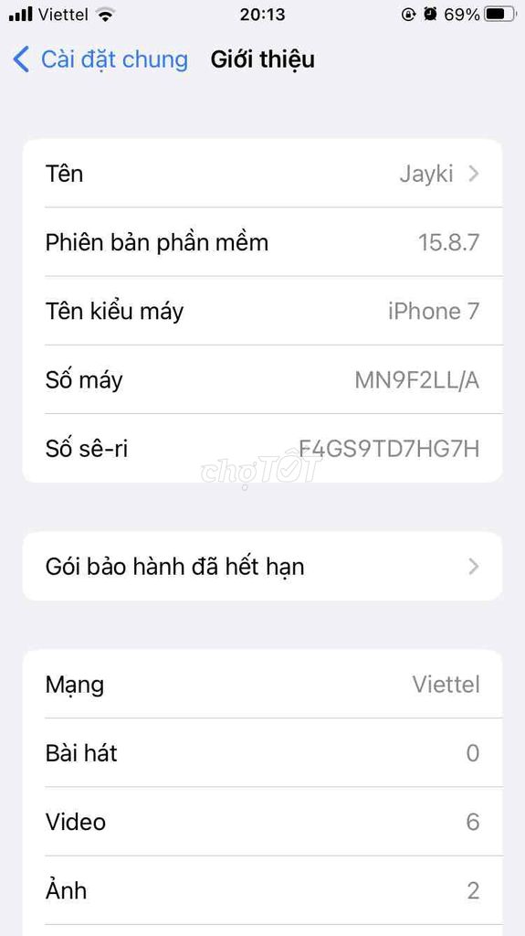 Apple iPhone 7 32G full CN hồng. Mua bán Điện thoại tại Quận Bắc Từ Liêm Hà Nội được đăng bởi đình khải  hình 1