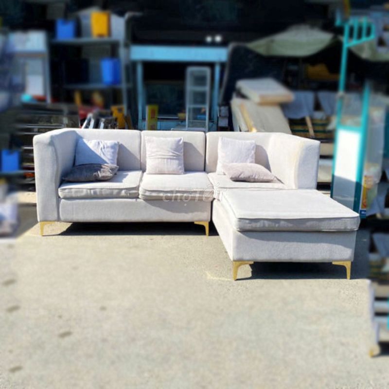 Sofa Góc L Vải Mới 90%. Mua bán Bàn ghế tại Huyện Củ Chi Tp Hồ Chí Minh được đăng bởi Tổng Kho Nội Thất Hải Đăng hình 1