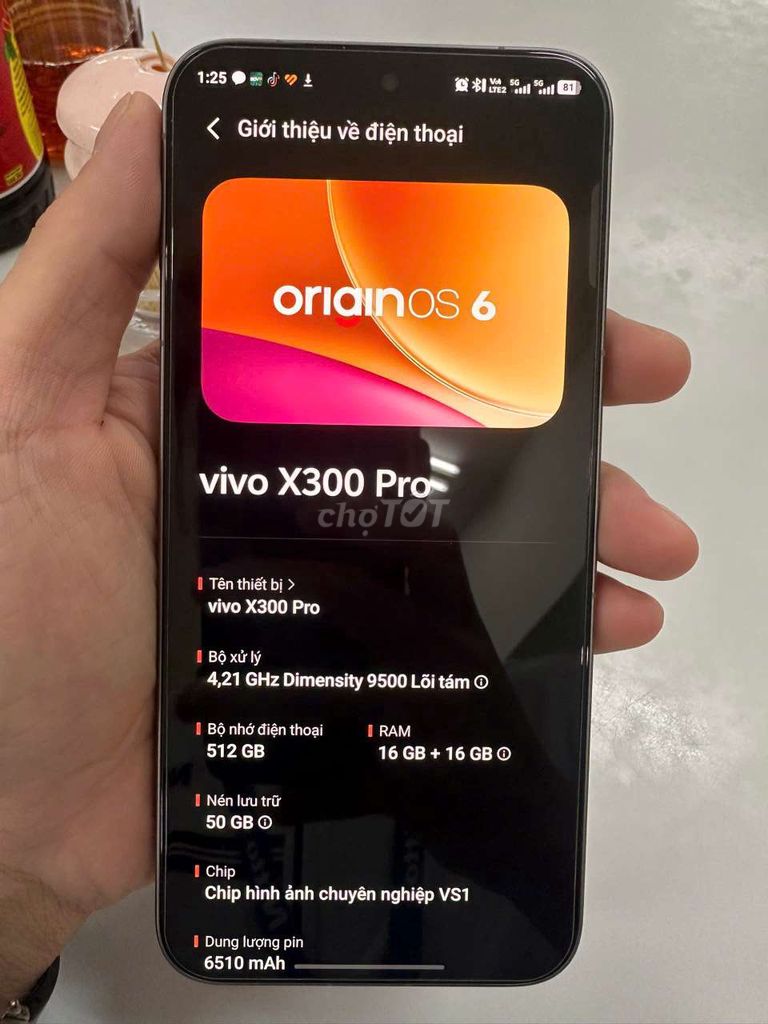 Vivo X300 Pro Nâu 512GB. Mua bán Điện thoại tại Thành phố Thuận An Bình Dương được đăng bởi vũ hình 1