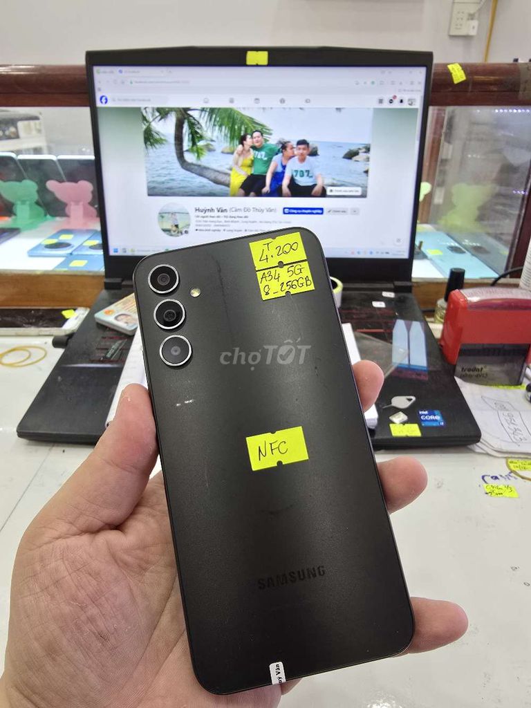 Samsung A34 5G - 256GB. Mua bán Điện thoại tại Thành phố Long Xuyên An Giang được đăng bởi Facebook Cầm Đồ Thúy Vân hình 1