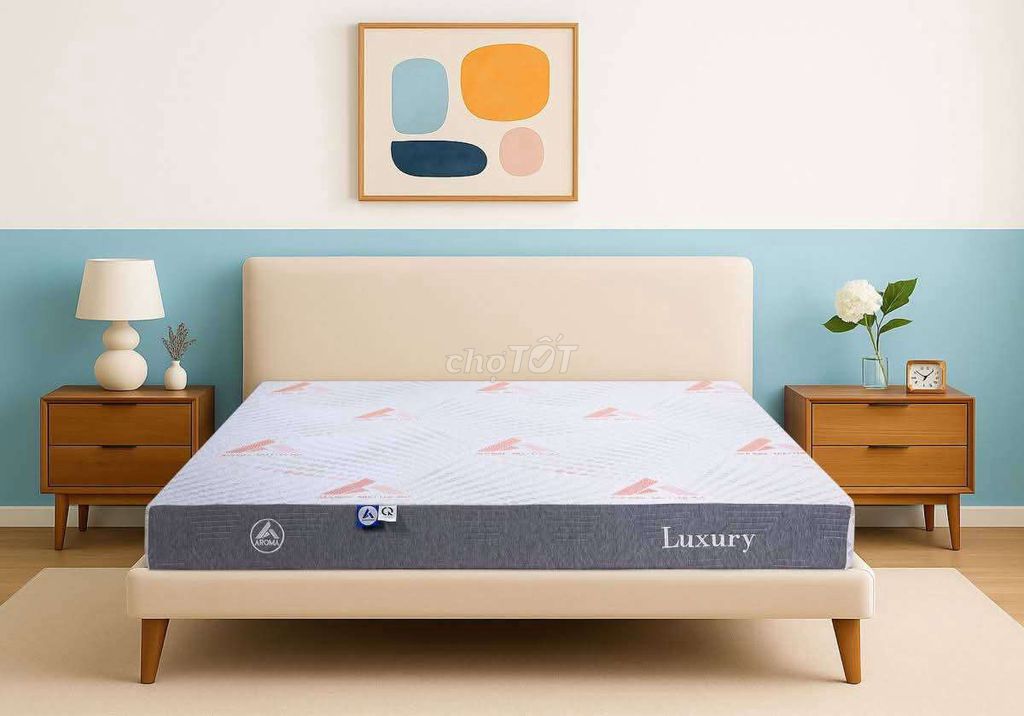 Nệm foam Aroma Luxury Plus 1m6x2x10cm. Mua bán Giường, chăn ga gối nệm tại Thành phố Ngã Bảy Hậu Giang được đăng bởi Nem Gia Kho hình 1
