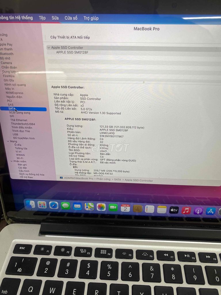 macbook pro 2014 i5 ram 8 ssd 128 màn 13.3 inh. Mua bán Laptop tại Quận Hoàng Mai Hà Nội được đăng bởi Mac98 hình 5