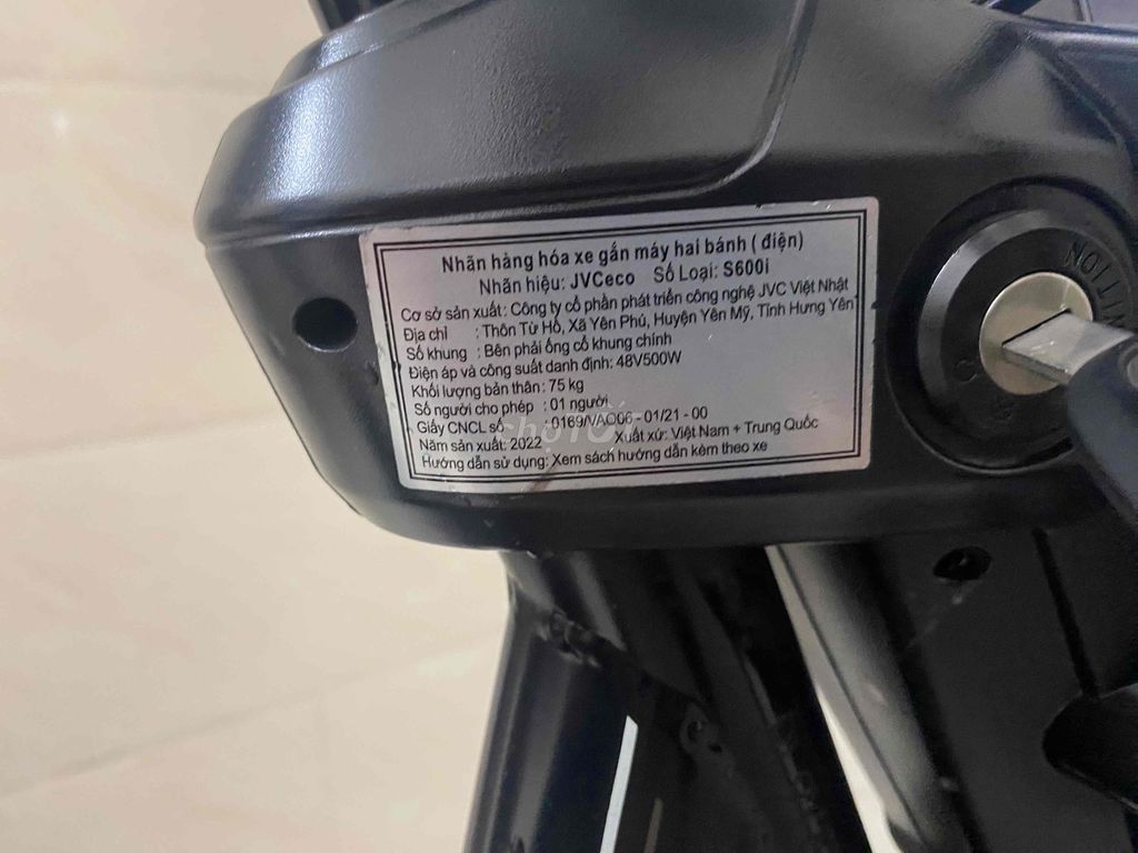 Cần bán chiếc xe đạp điện JVC eco số loại S600i. Mua bán Xe điện tại Huyện Hóc Môn Tp Hồ Chí Minh được đăng bởi Khánh hình 3
