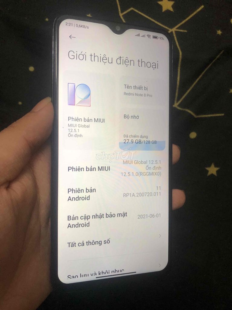 Redmi Note 8 Pro 8/128GB bán or gl. Mua bán Điện thoại tại Quận Tân Bình Tp Hồ Chí Minh được đăng bởi ace hình 1