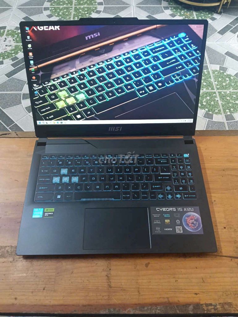 MSI Cyborg 15 A12U i5 12450H 8GB/512GB. Mua bán Laptop tại Thành phố Biên Hòa Đồng Nai được đăng bởi MINH QUÂN hình 1