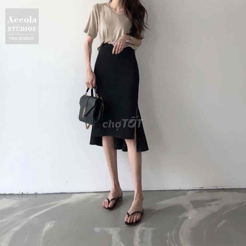Pass Chân váy nữ thun mịn đuôi cá size S màu đen. Mua bán Quần áo tại Huyện Nhà Bè Tp Hồ Chí Minh được đăng bởi Bao Tram hình 1