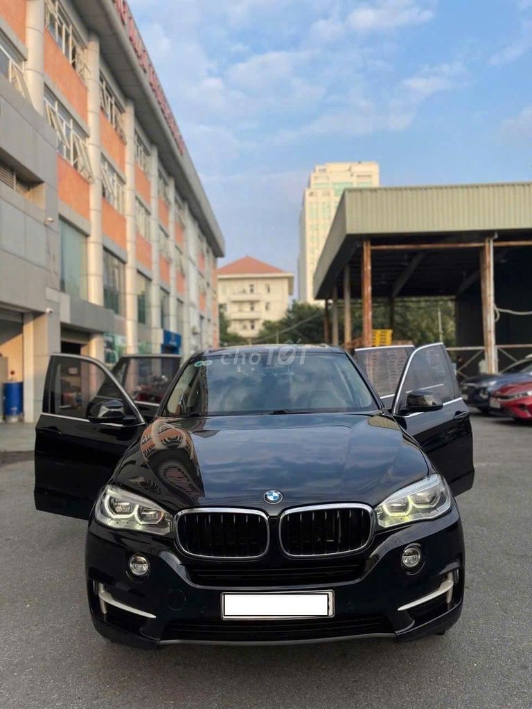 BMW X5 sx 2014 model 2015 siêu mới 9v km, đen/nâu