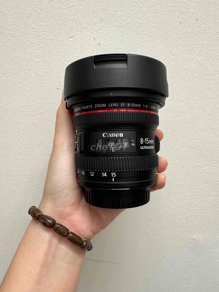 Canon EF 8-15mm F4 L USM fisheye macro Fullbox mới