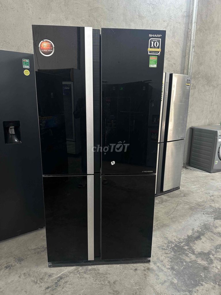 Tủ lạnh Sharp 4 cánh Đen, mặt gương 678l. Mua bán Tủ lạnh tại Thành phố Thủ Đức Tp Hồ Chí Minh được đăng bởi cường hình 1