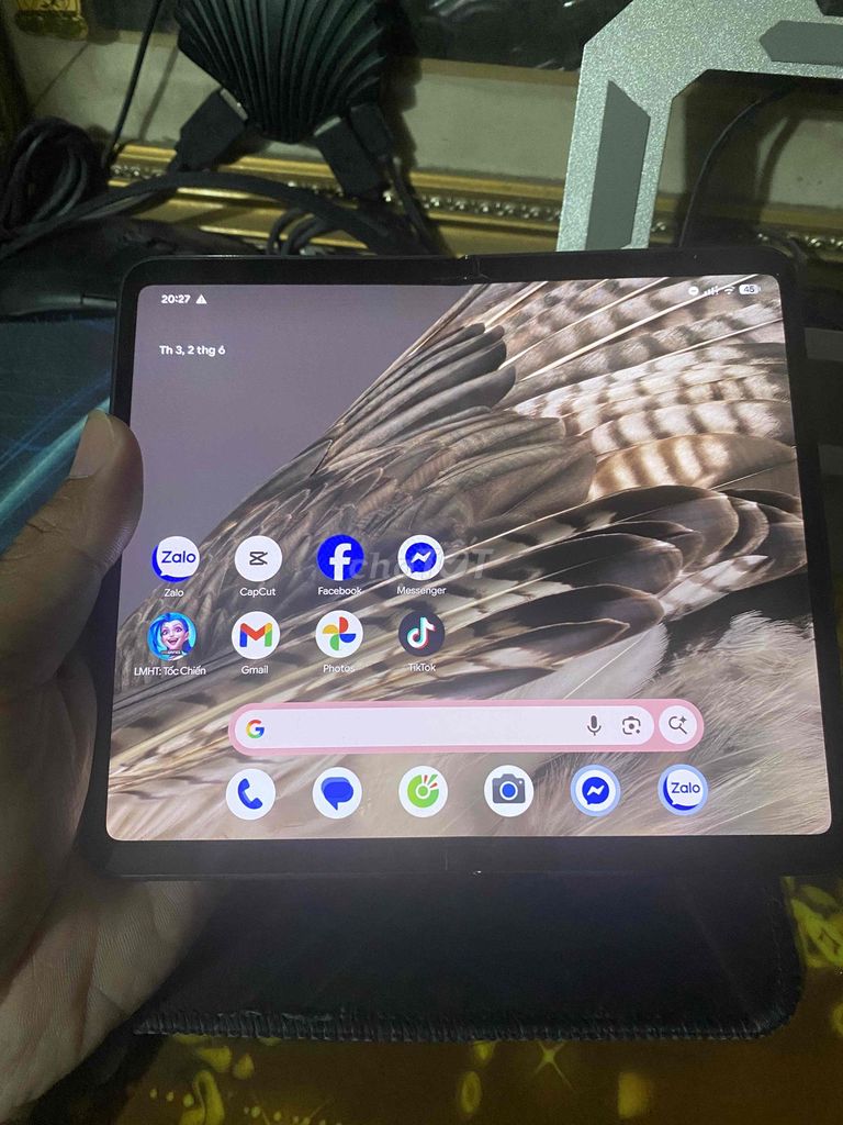 Google Pixel Fold Đen Đã sử dụng. Mua bán Điện thoại tại Thành phố Thủ Đức Tp Hồ Chí Minh được đăng bởi Hưng hình 1