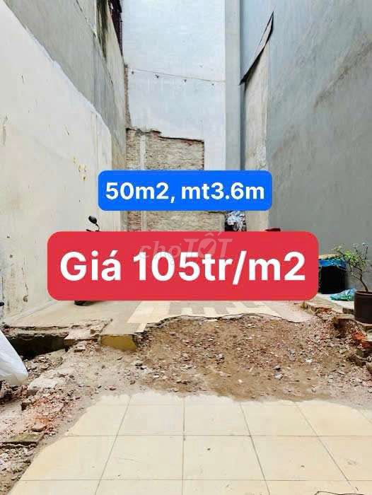 ❌❌❌BÁN ĐẤT TRẦN CUNG - Đoạn Giữa.
👉🏿50m2, mt 3.6m Ngõ Nông,vuông vắn