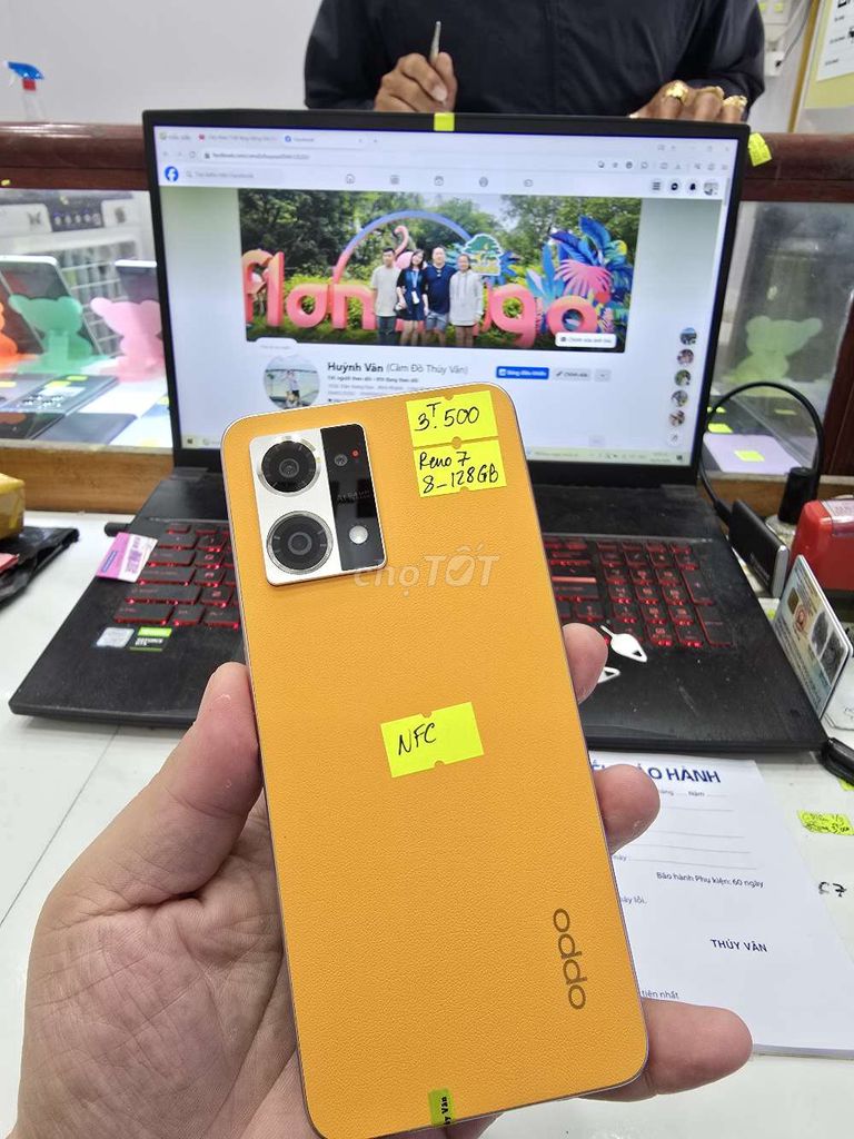 Oppo Reno 7. Mua bán Điện thoại tại Thành phố Long Xuyên An Giang được đăng bởi Facebook Cầm Đồ Thúy Vân hình 1