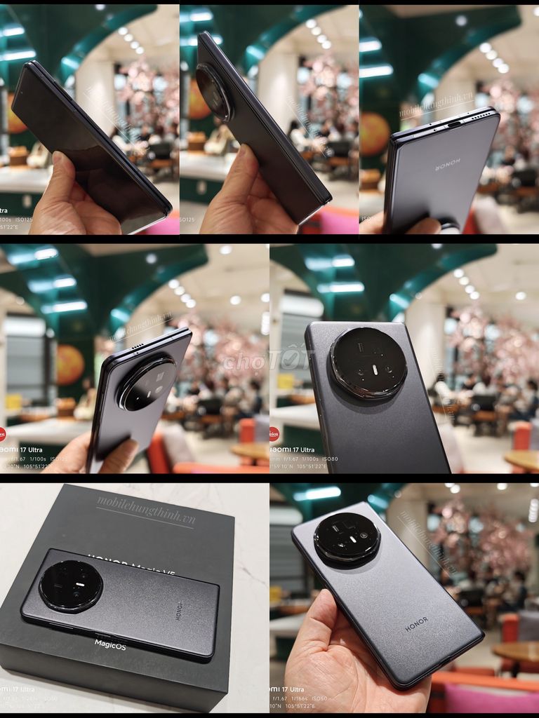 Honor Magic V5 bản 12/256GB Đen full box. Mua bán Điện thoại tại Quận Hoàng Mai Hà Nội được đăng bởi mobilehungthinh hình 1