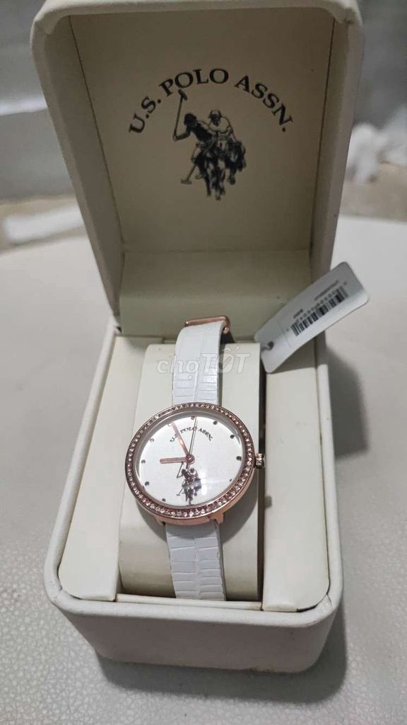 Đồng hồ U.S. Polo Assn. Dây da Trắng Nữ. Mua bán Đồng hồ tại Thành phố Nha Trang Khánh Hòa được đăng bởi NGUYỄN THỊ MINH THƯ hình 1