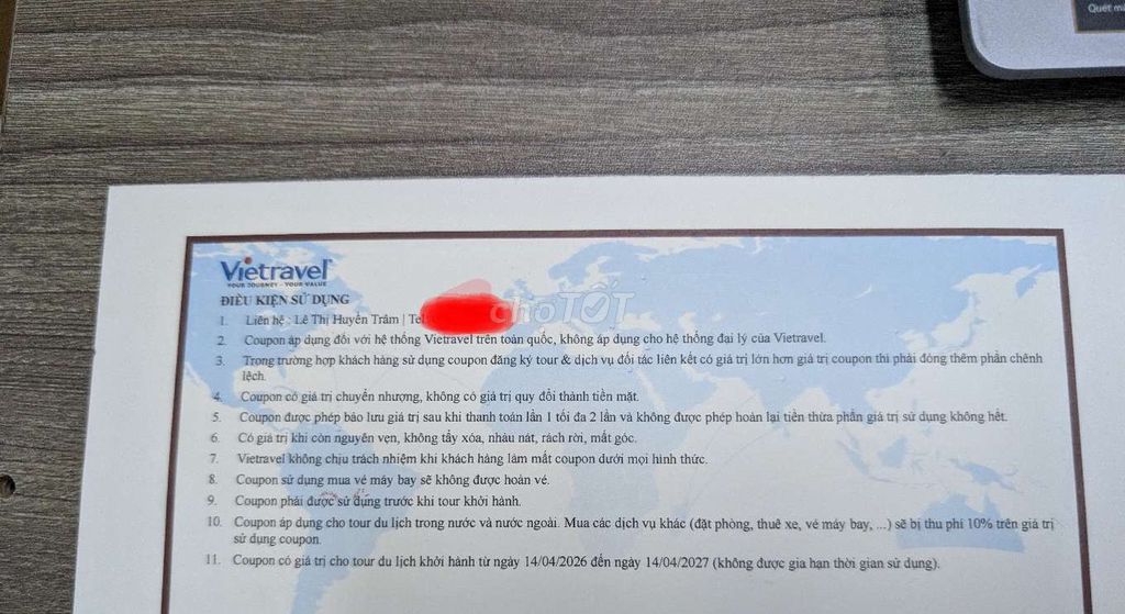 Voucher du lịch Vietravel. Du lịch tại Quận 3 Tp Hồ Chí Minh được đăng bởi Duy hình 1