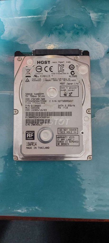 E pass lại ổ HDD 500GB