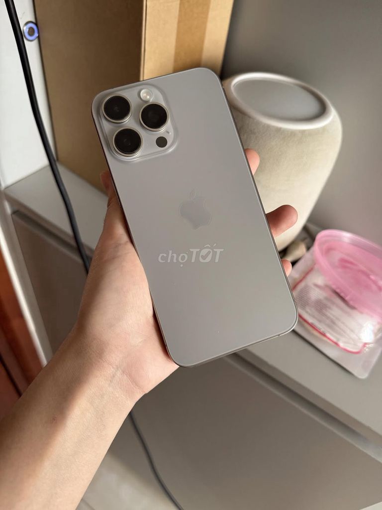Apple iPhone 15 Pro Max 512GB Xám Đã sử dụng. Mua bán Điện thoại tại Quận 5 Tp Hồ Chí Minh được đăng bởi Hội Đồ Điện Tử hình 1