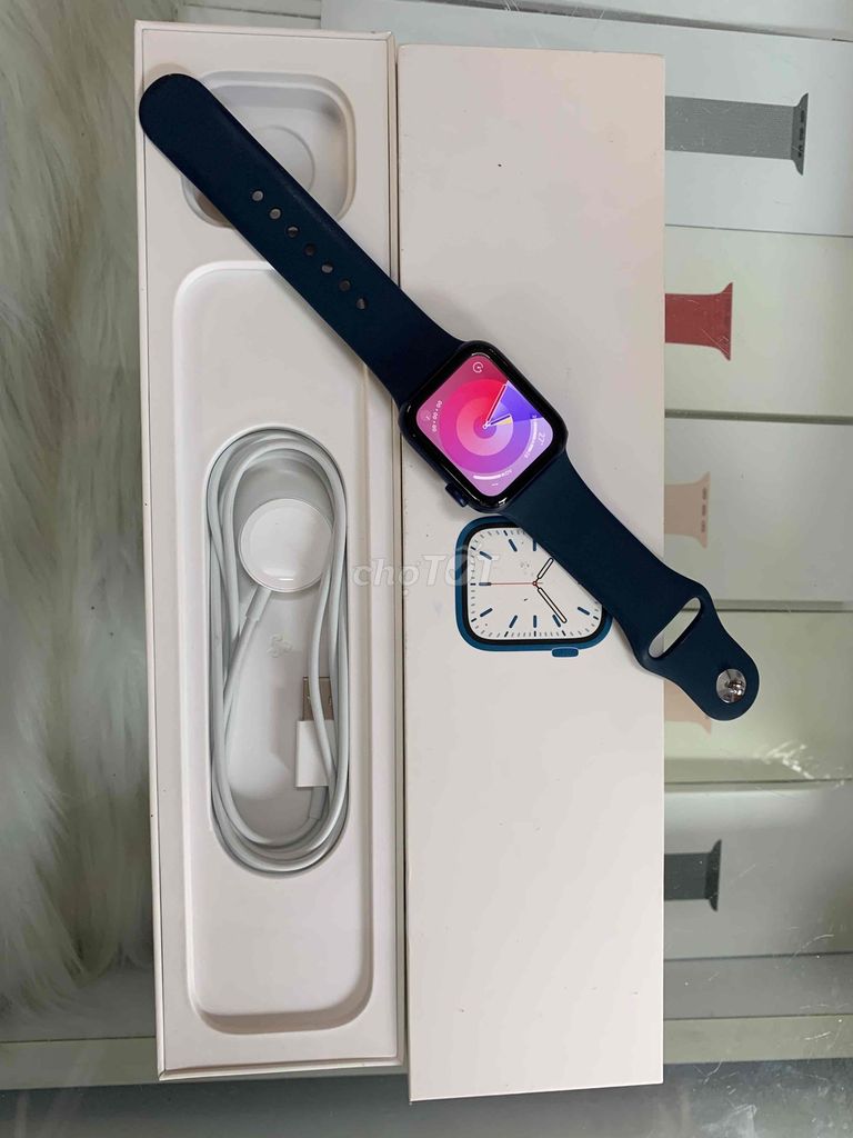 bán apple watch sr6/40 Xanh navy keng pin 100%