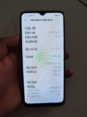 Oppo A31  ram 8/256GB