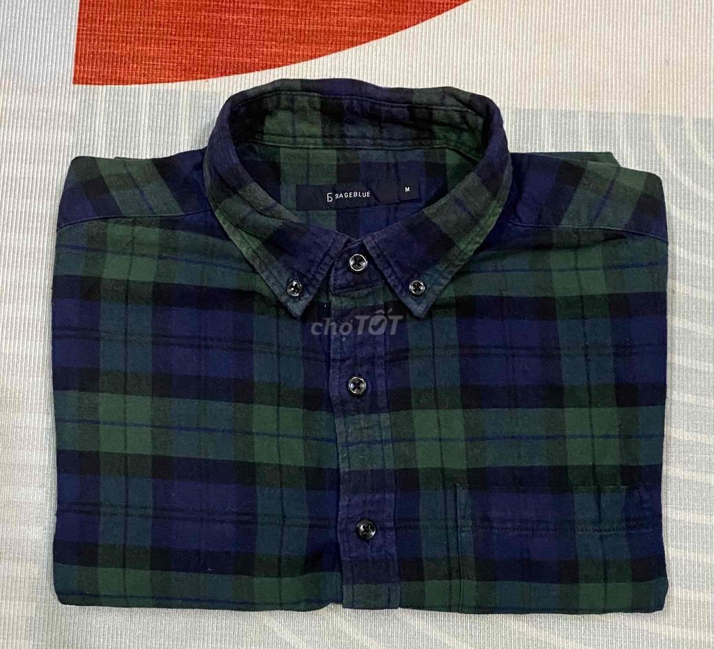 Áo sơ mi RAGEBLUE Cotton Nhât , size  M. Mua bán Quần áo tại Quận Thanh Xuân Hà Nội được đăng bởi Chú Phúc hình 1