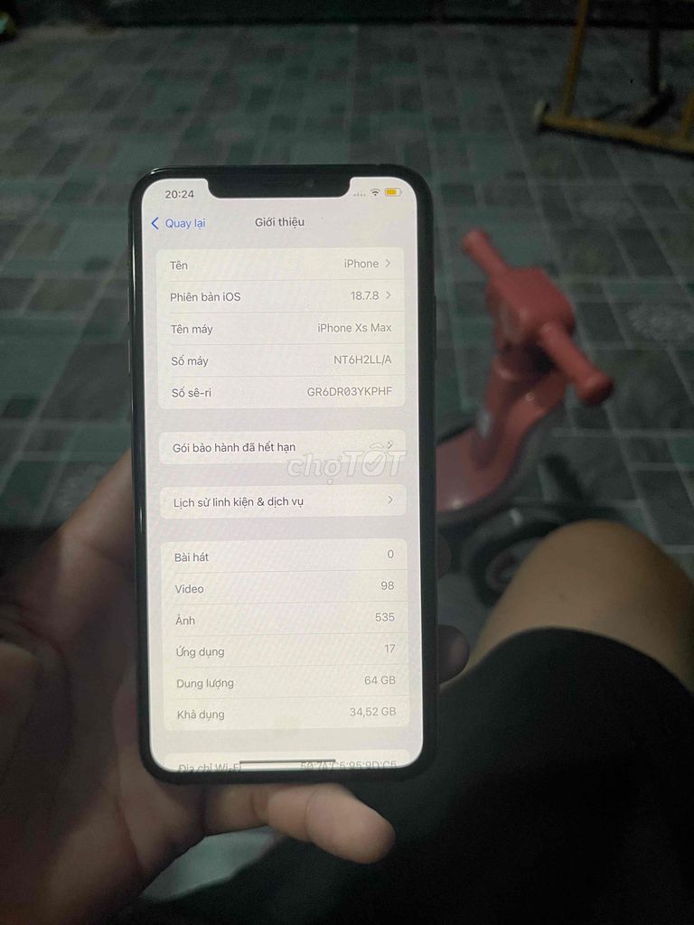 iPhone Xs Max 64GB Vàng. Mua bán Điện thoại tại Huyện Hưng Nguyên Nghệ An được đăng bởi thuong hình 1