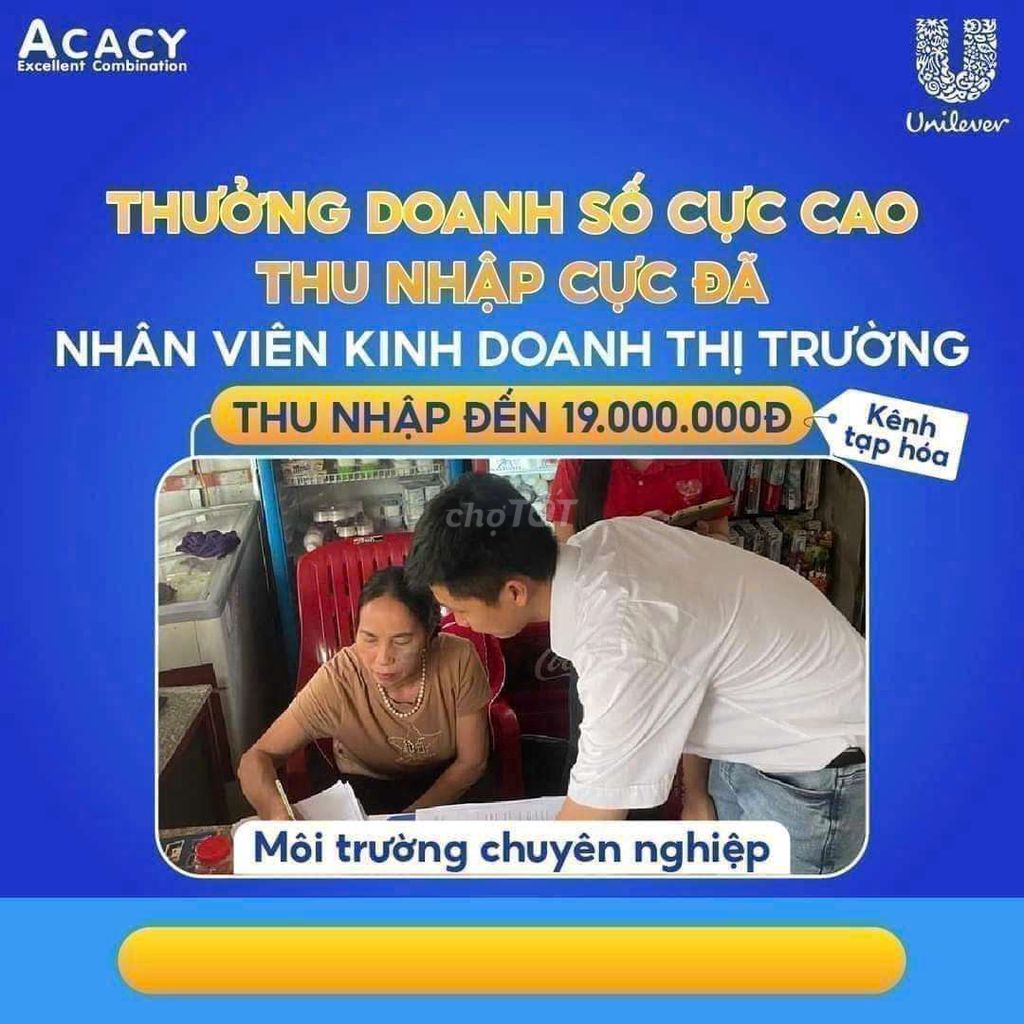 TIẾP THỊ THỊ TRƯỜNG UNILEVER TP SÓC TRĂNG