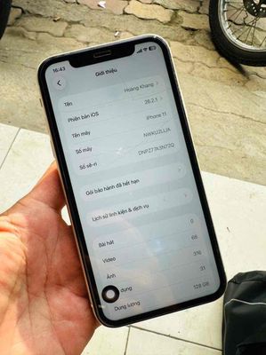 Apple iPhone 11 128GB Trắng Mỹ