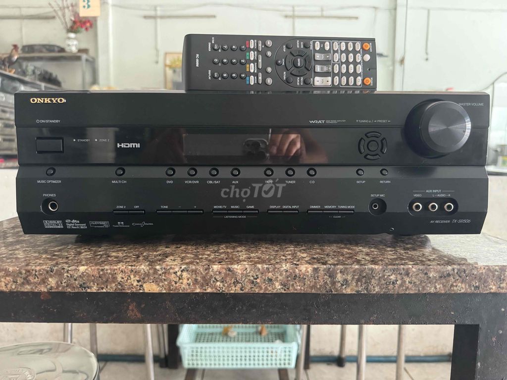 Amply Onkyo TX-SR506 xuất Mỹ điện 120v CS-490w.