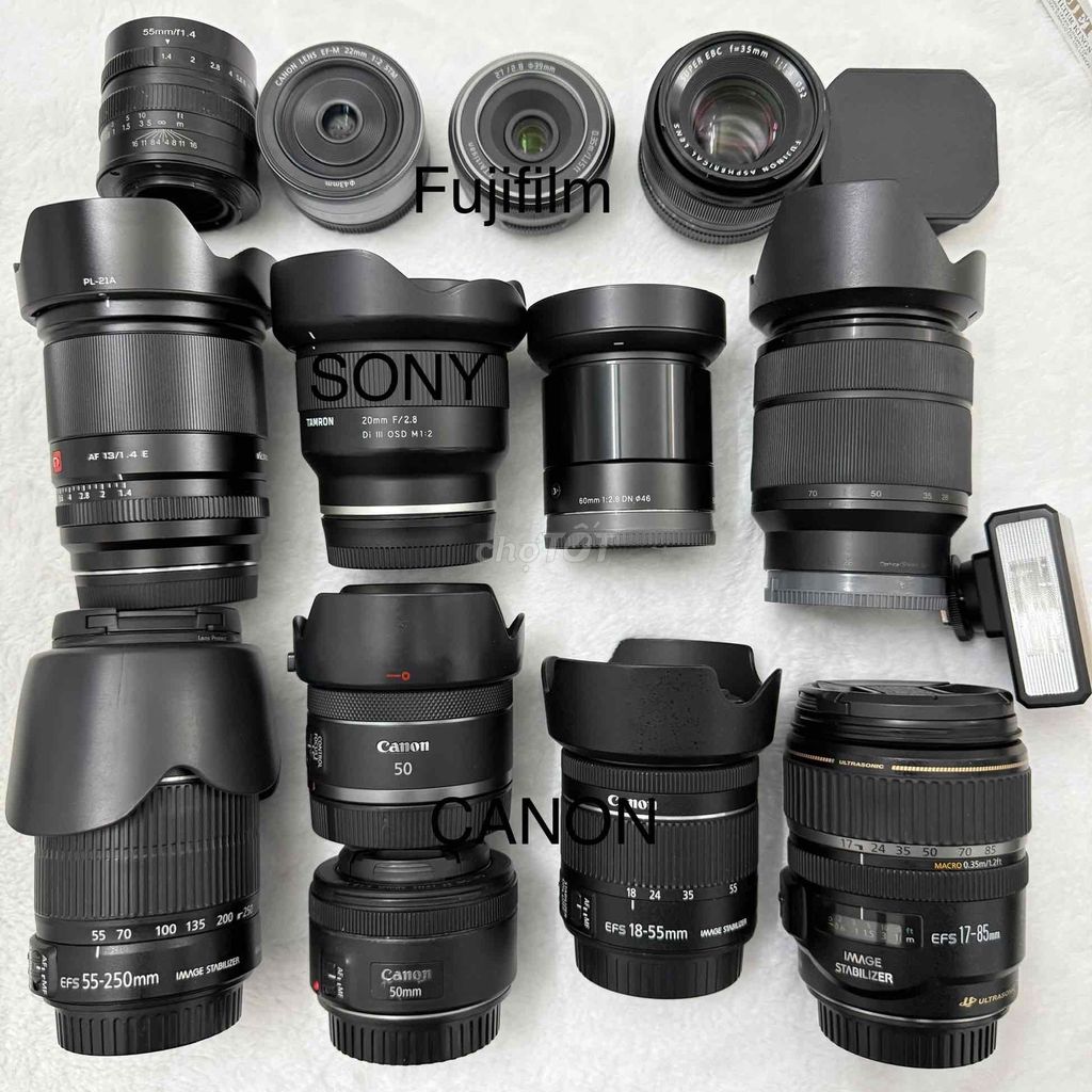 Ống kính máy ảnh Canon Fujifilm Sony. Mua bán Máy ảnh, Máy quay tại Quận 3 Tp Hồ Chí Minh được đăng bởi Trần Đình Đạt hình 1