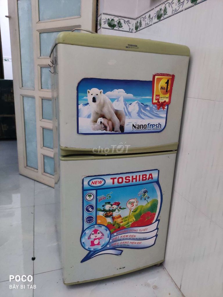 Tủ Lạnh Toshiba 2 cửa 110 lít.
