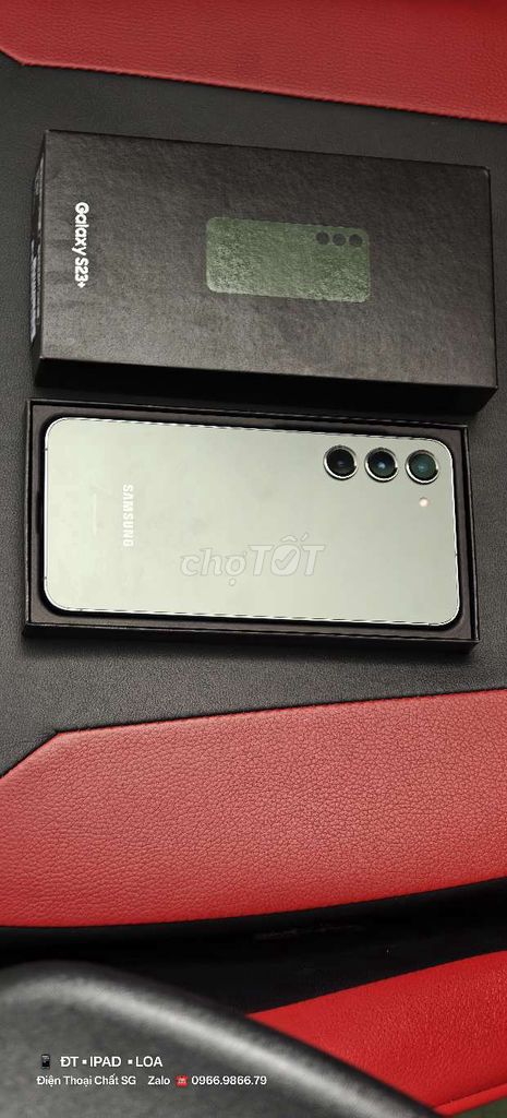 Samsung S23 Plus 256GB Xanh lá. Mua bán Điện thoại tại Quận Tân Bình Tp Hồ Chí Minh được đăng bởi Hùng hình 1