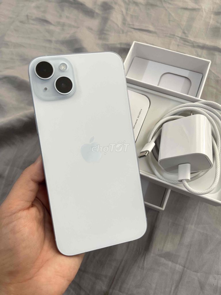 iphone 15 Plus 128gb trắng đang dùng còn bh TGDĐ