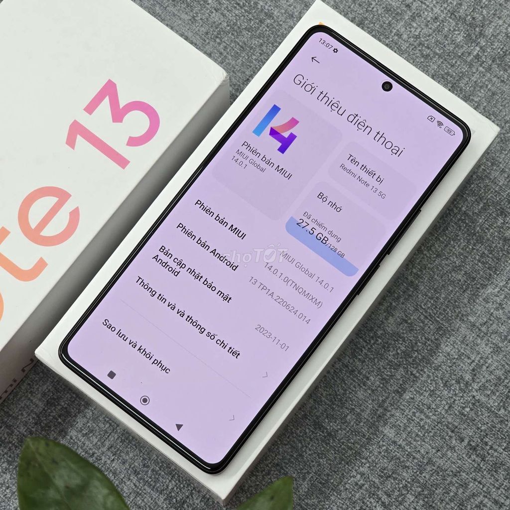 Xiaomi Redmi Note 13 5G | Viền vuông | Fullbox