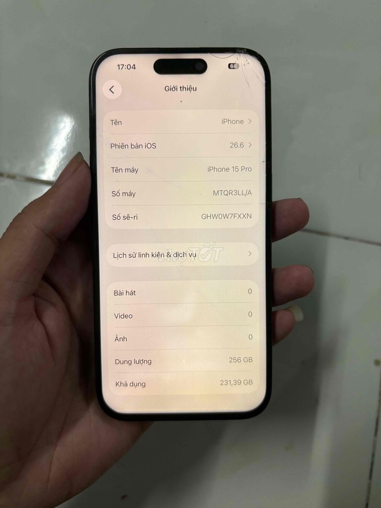 15pro 256g giá 10tr có giao lưu dòng iphone thấp. Mua bán Điện thoại tại Quận 12 Tp Hồ Chí Minh được đăng bởi nguyễn nguyễn hình 1