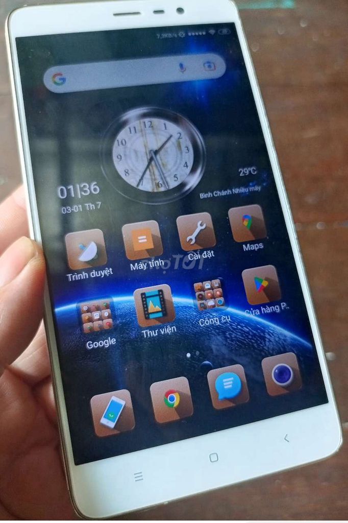 Xiaomi Redmi Note 3 Bạc. Mua bán Điện thoại tại Quận 8 Tp Hồ Chí Minh được đăng bởi Anh Du Minh hình 1
