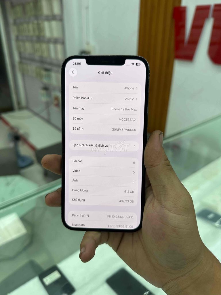 Apple iPhone 12 Pro Max 512GB Xanh 100%. Mua bán Điện thoại tại Huyện Củ Chi Tp Hồ Chí Minh được đăng bởi Vũ An Mobile hình 1