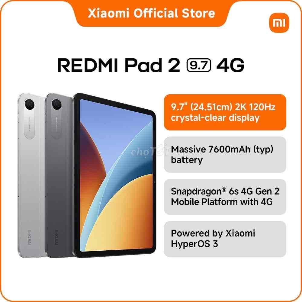 Xiaomi Redmi Pad 2 Bạc New 100%. Mua bán Máy tính bảng tại Thành phố Thủ Đức Tp Hồ Chí Minh được đăng bởi Lyly hình 1