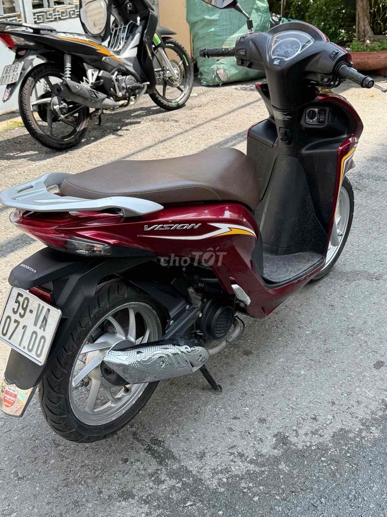 Honda Vision 2023 màu Đỏ