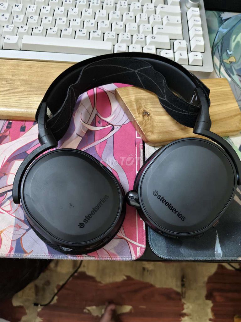 Tai nghe gaming SteelSeries Arctis 7 Đen. Mua bán Tivi, Âm thanh tại Quận Sơn Trà Đà Nẵng được đăng bởi Huỳnh Thanh Tú hình 1
