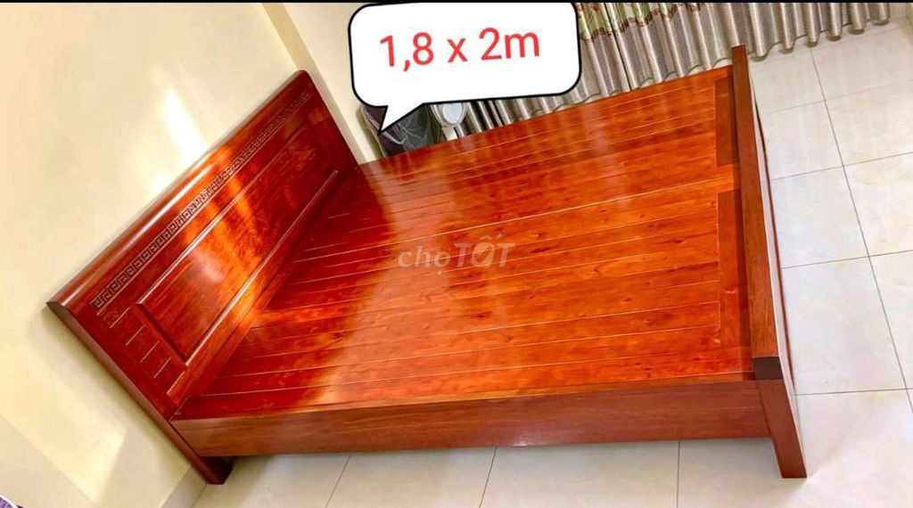 Giường ngủ Gỗ xoan đào 1.8x2m Đã sử dụng. Mua bán Giường, chăn ga gối nệm tại Quận Hà Đông Hà Nội được đăng bởi hùng hình 1