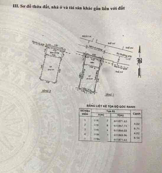 Nhà trệt lầu 34m2 hẻm xe hơi Phường Phước Long B